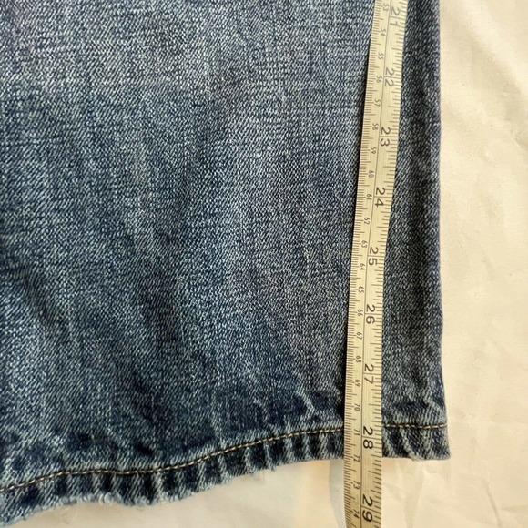 Vintage Levis 501XX 38x30 Distressed Made in The USA Denim Blue Jeans - Picture 9 of 12